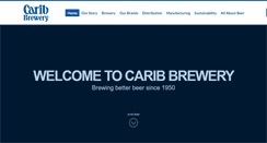 Desktop Screenshot of caribbrewery.com